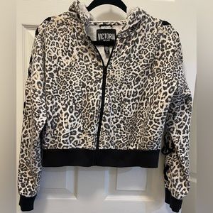 Victoria Sport Cheetah Zip-up Hoodie
